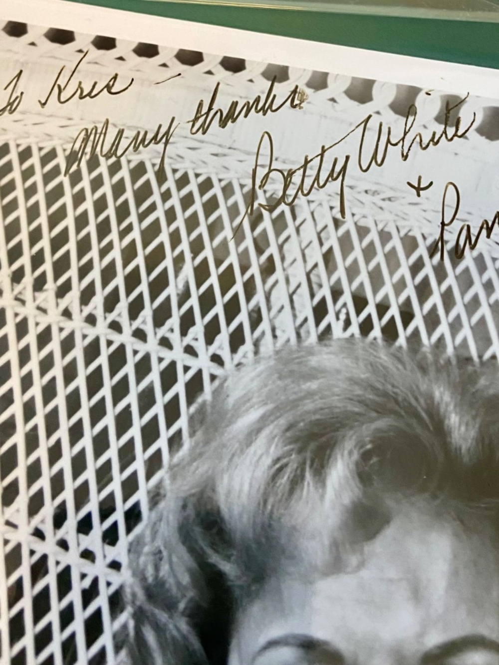 Betty white autograph golden girls personalized signed - Picture 2 of 4